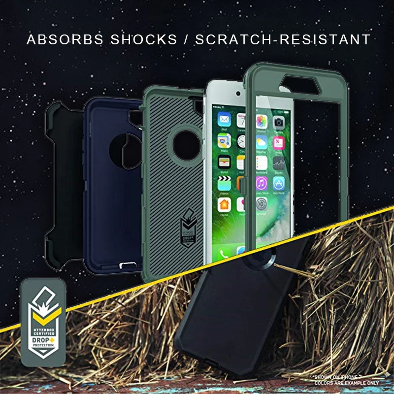 Чехол для iphone 7 и iphone 8 DEFENDERING SERIES роскошный противоударный чехол без экрана с логотипом для iphone 6 6s 7 8 plus