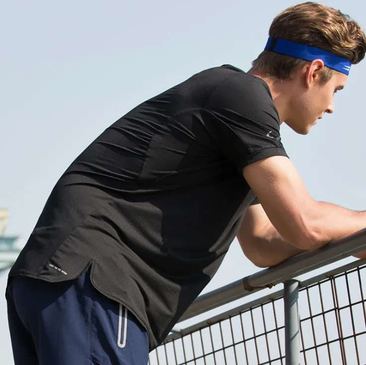 2018 Мужская спортивная одежда для бега Спортивная футболка на открытом воздухе