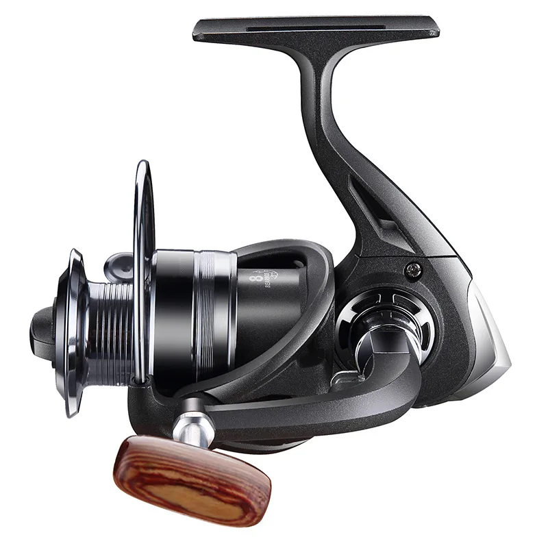 Летние Рыболовные катушки с левой/правой сменной деревянной ручкой легкий вес