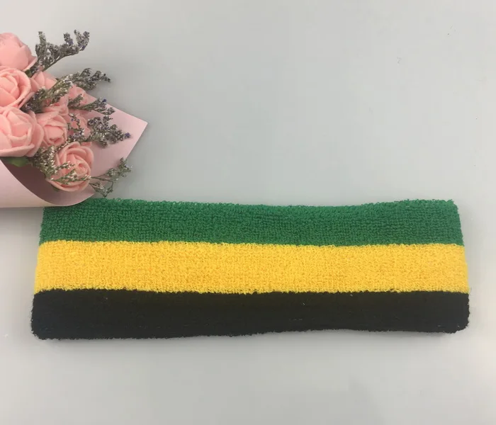 1 pcs headband 1 шт. полотенце Полосатый Браслет спортивная повязка от пота на голову бадминтон падель Теннисный браслет запястья карпальный туннель поддержка головы пот группа - Цвет: 1 pcs headband
