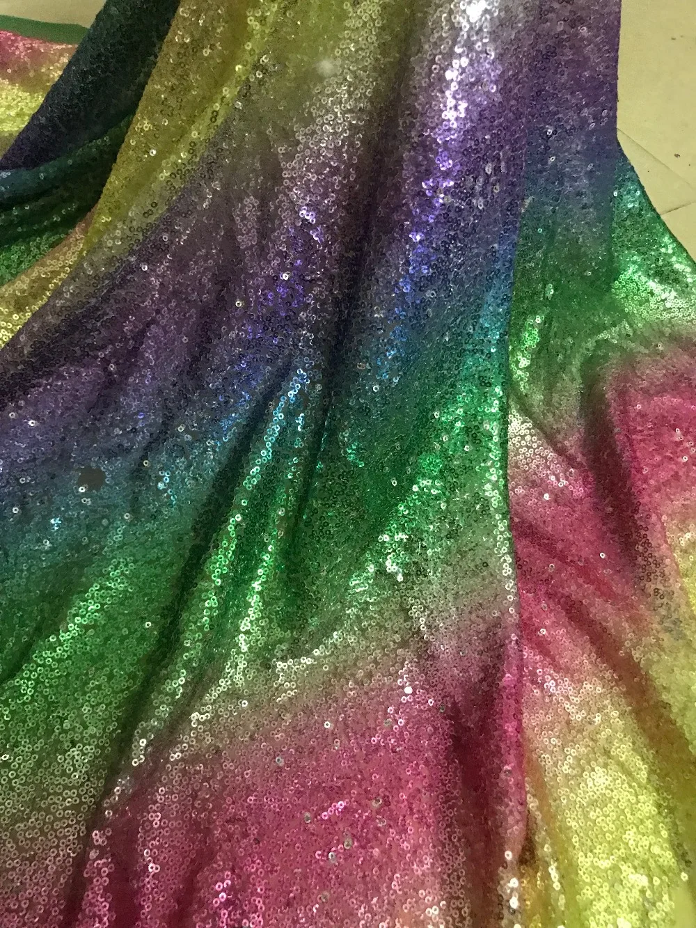 embroidery mesh nigerian tulle lace fabric JIANXI.C-4901 african guipure with sequins | Дом и сад