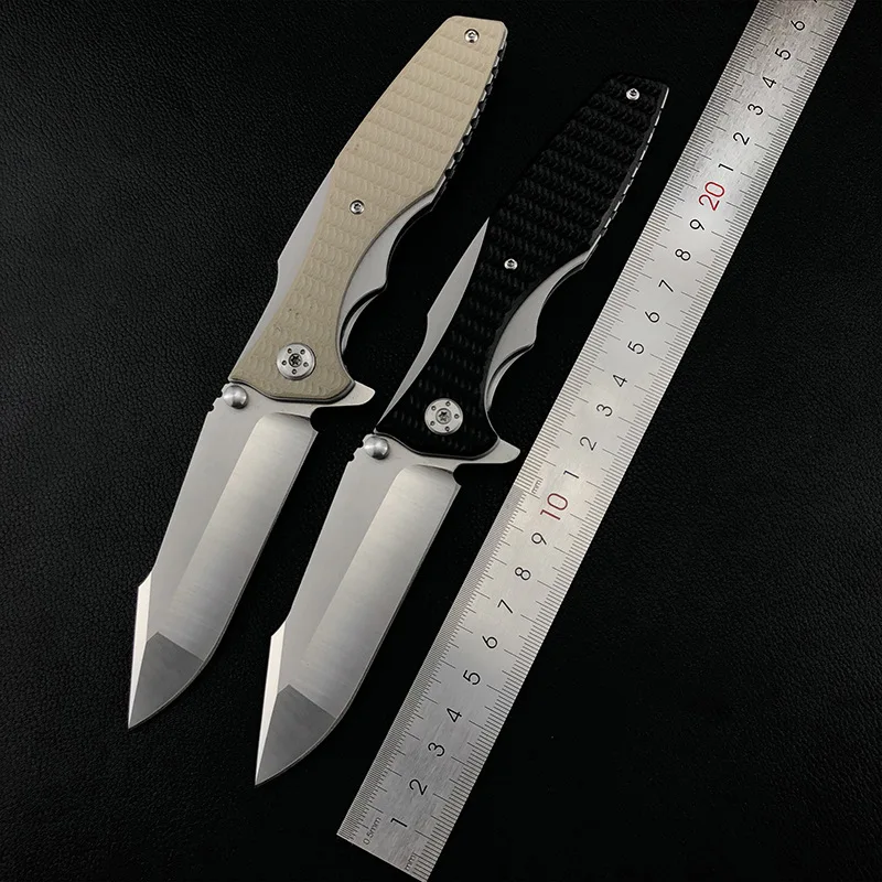 Высококачественный складной нож zt0393 440C Лезвие G10 + стальной шариковый подшипник
