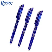 3pcsset erasable gel pen refills is red blue ink blue black a magical writing neutral pen for school office stationery