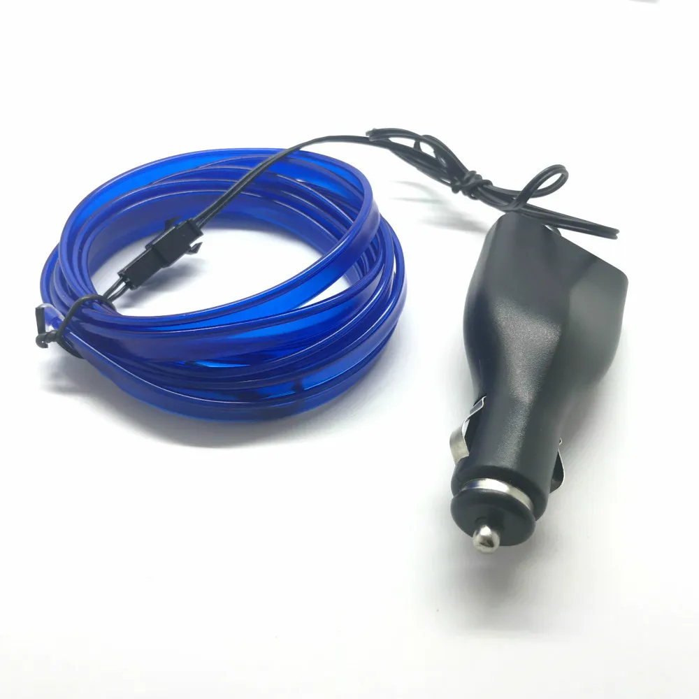 Гибкая неоновая Светодиодная лента для салона автомобиля 12 В | Автомобили и