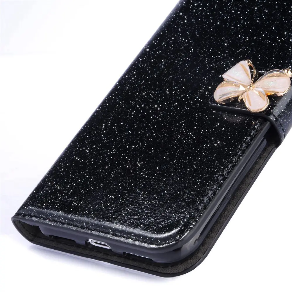 Роскошный блестящий флип чехол KISSCASE для HUAWEI Honor 10 P20 Pro P30 Lite Mate 20 P10 кожаный