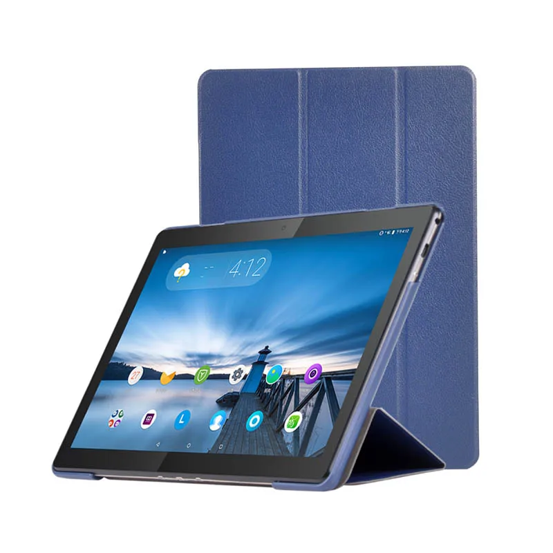 Тонкий чехол-книжка чехол-подставка из полиуретана для lenovo Tab M10 TB-X605L X605 роскошный флип раскладный кожаный чехол 20 шт./лот