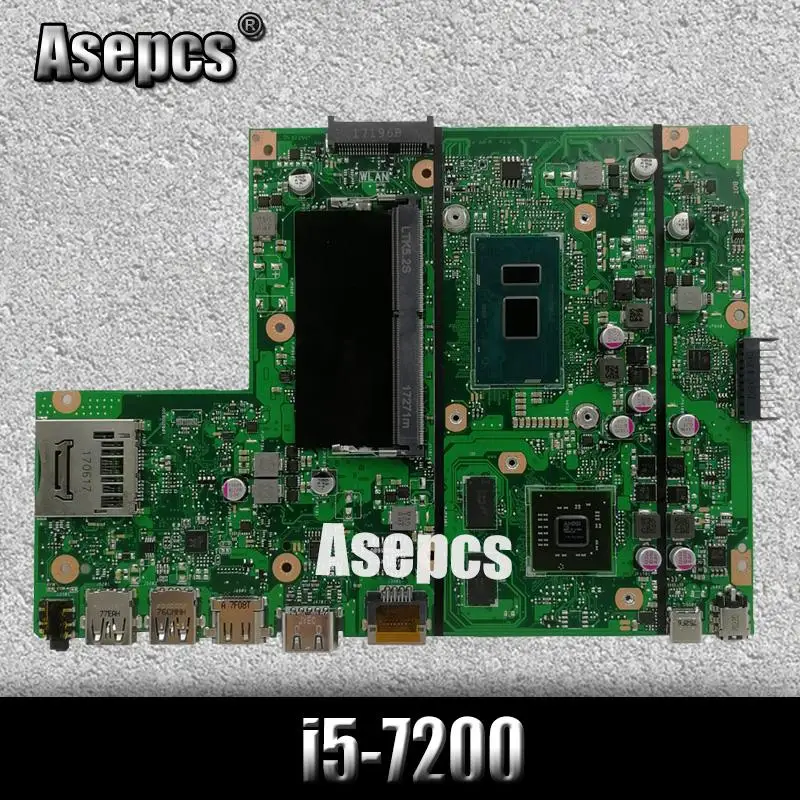 Материнская плата Akemy X540UP для ноутбука X540U A540U R504U Mainboard 4 Гб ОЗУ с процессором