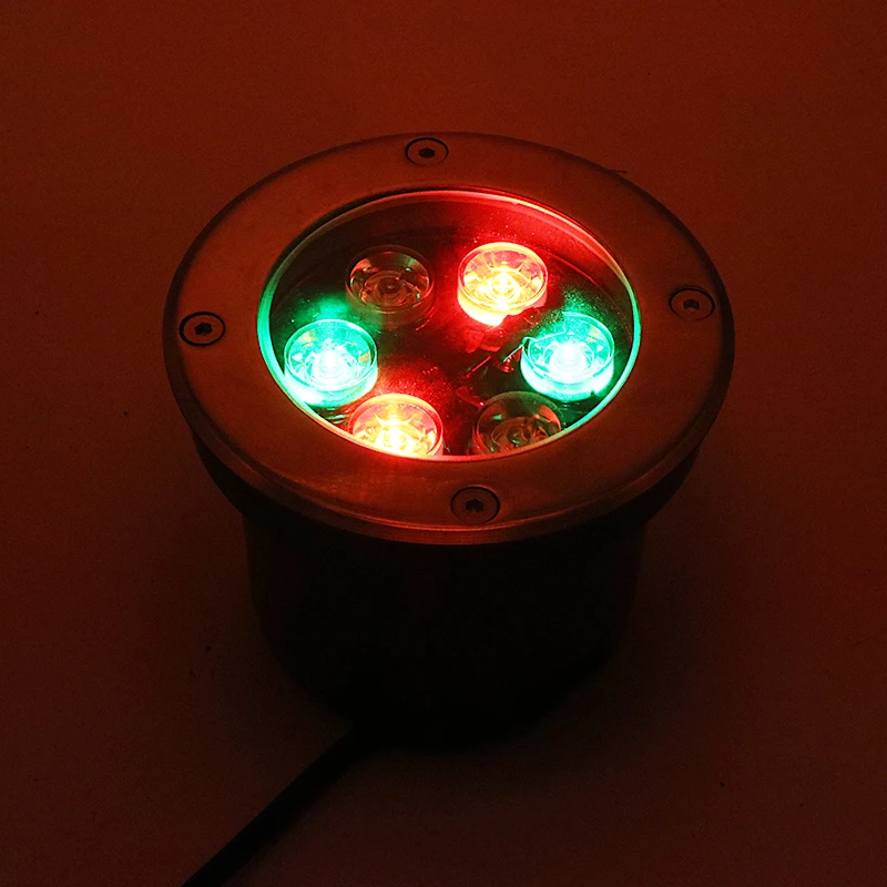 Водонепроницаемый круглый светодиодный RGB светильник SZYOUMY IP67 красивая подземная