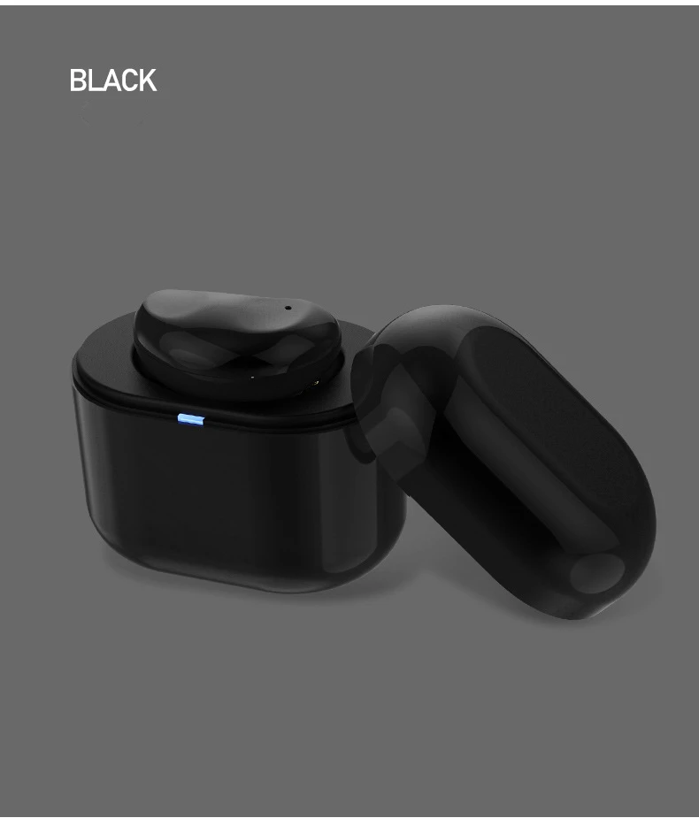 Новое поступление, наушники remax Bluetooth 5,0, одиночные беспроводные наушники, Смарт сенсорная гарнитура с зарядным устройством для iPhone Xiaomi