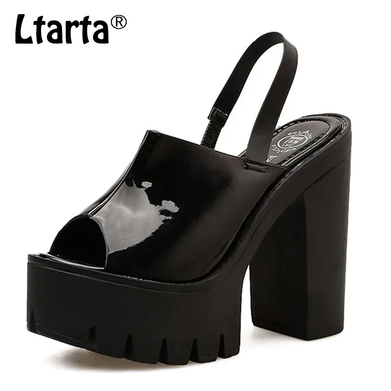 LTARTA/2019 г. босоножки на высоком каблуке для подиума Водонепроницаемые платформе и