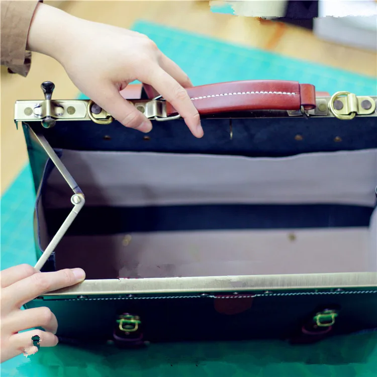 DIY кожаная сумочка с рисунком Dulles, дорожная сумка, версия 4 мм, BDQ-127, Золотая дорожная сумка