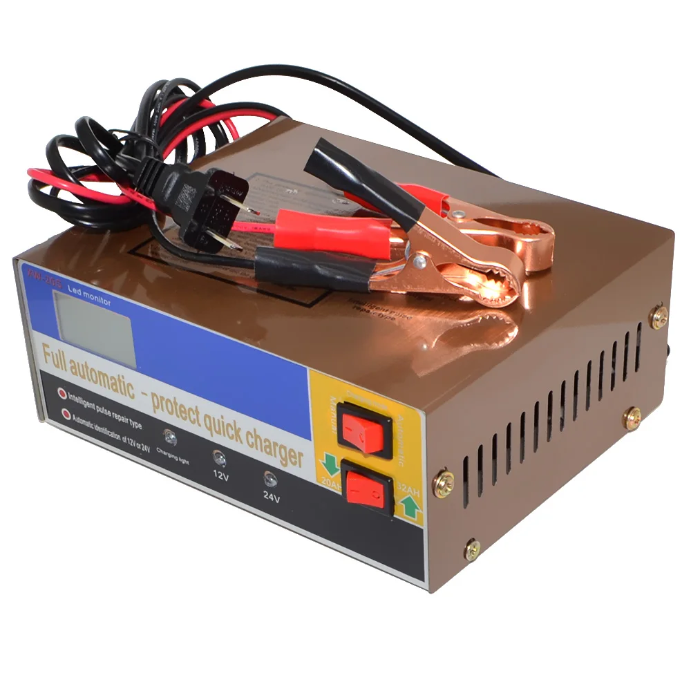 12V/24V 100AH автомобильный Скутер зарядное устройство автоматический светодиодный