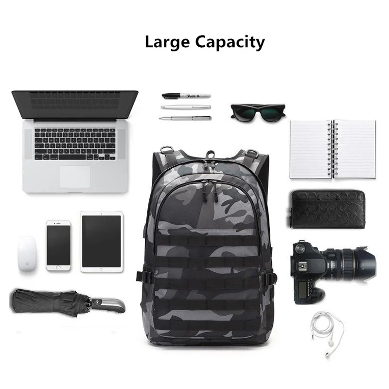 JIULIN рюкзак для мужчин сумка Mochila Pubg Battlefield argance Pack камуфляжные дорожные