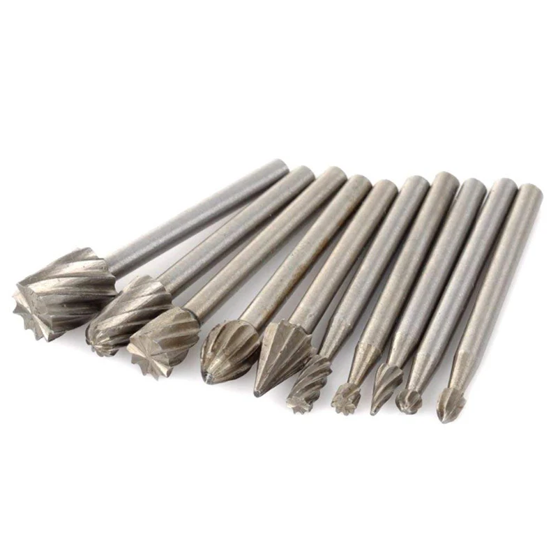 HSS фрезерный станок шлифовальные биты заусенцы для Dremel металла