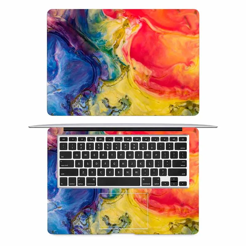 Картина маслом, ноутбук, полное покрытие кожи для Apple Macbook, наклейка Pro Air retina, 1" 12" 1" 15 дюймов, Mac Book, защитная наклейка - Цвет: AC side