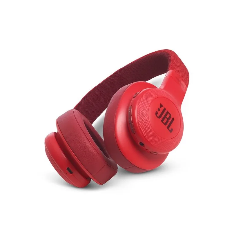 JBL E55BT Беспроводная повязка Bluetooth наушники с чистым басом стерео для мобильного телефона ПК наушники iPod гарнитуры - Цвет: Красный