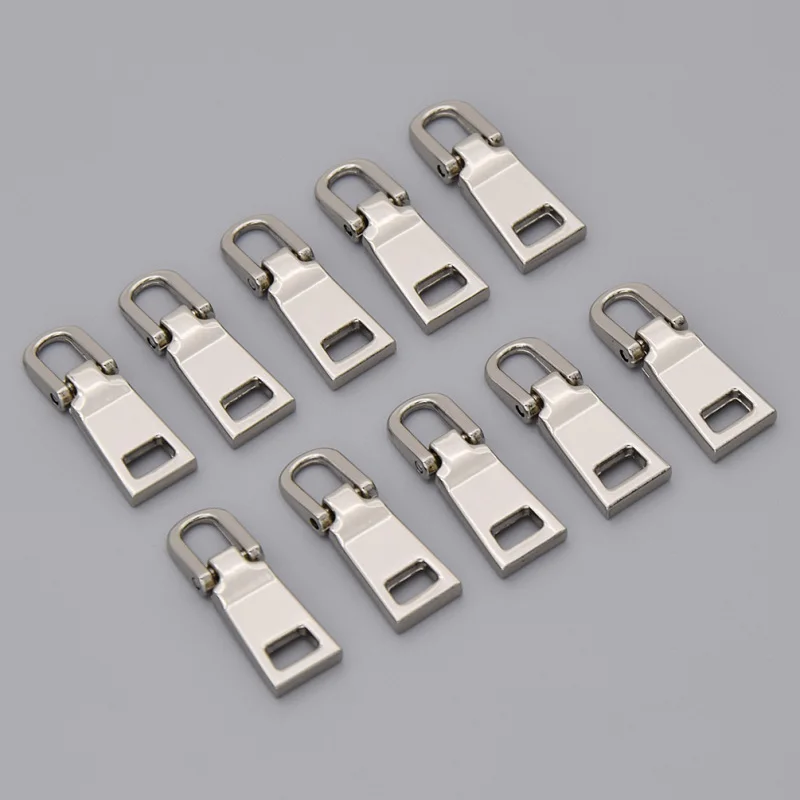 10 шт./лот 3 # металлические ползунки для молнии съемники ремонтные комплекты на