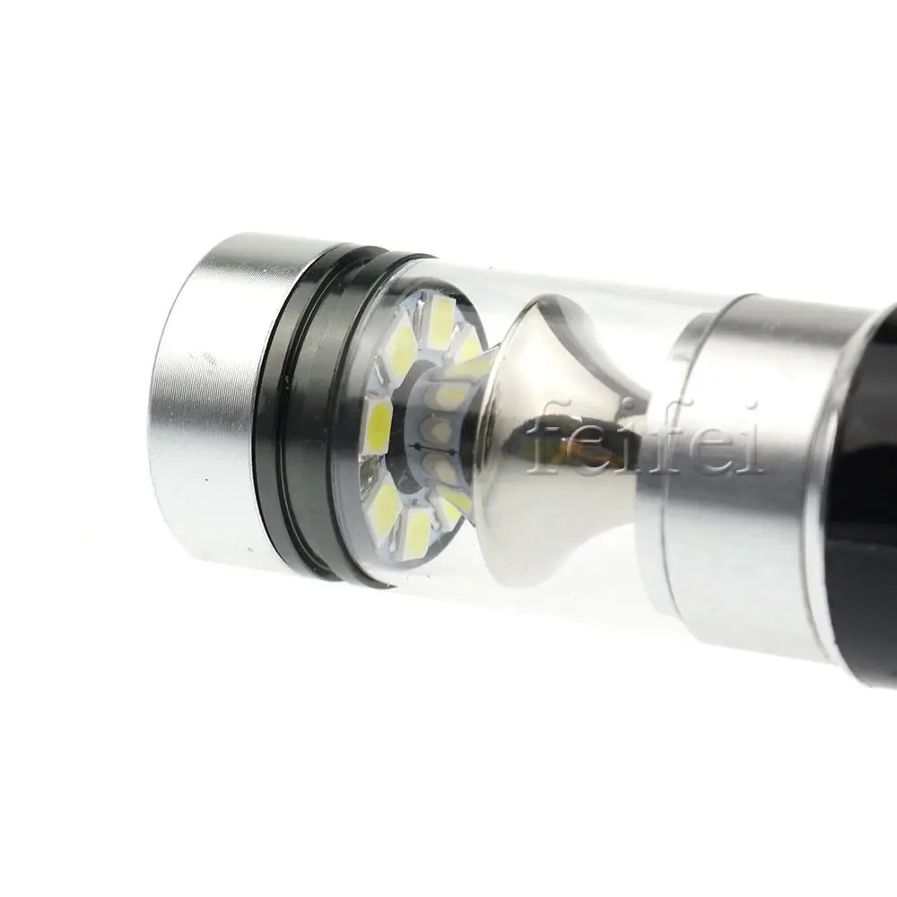 2X Автомобильная противотуманная фара H1 H3 H7 H8 H11 9006 1156 1157 7440 HB4 100 Вт LED12V для DRL