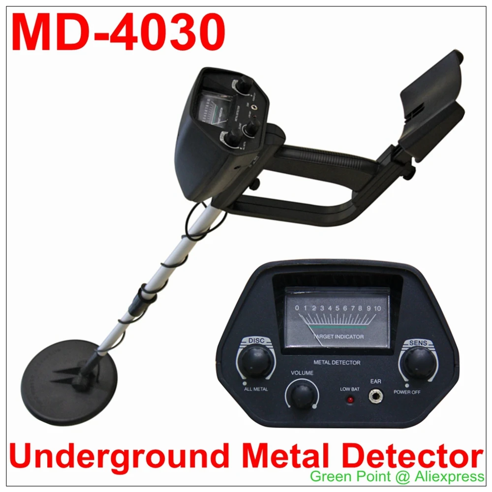 Профессиональный Подземный детектор металла MD 4030 золотоискатель Охотник за