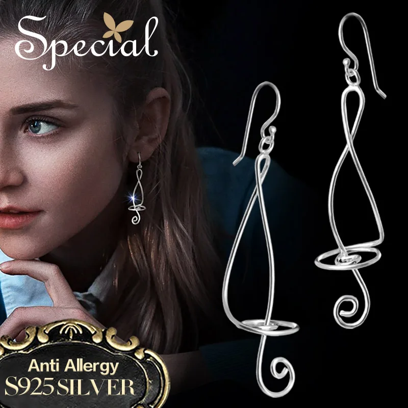 Специальный бренд модные серьги капли из стерлингового серебра 925 пробы