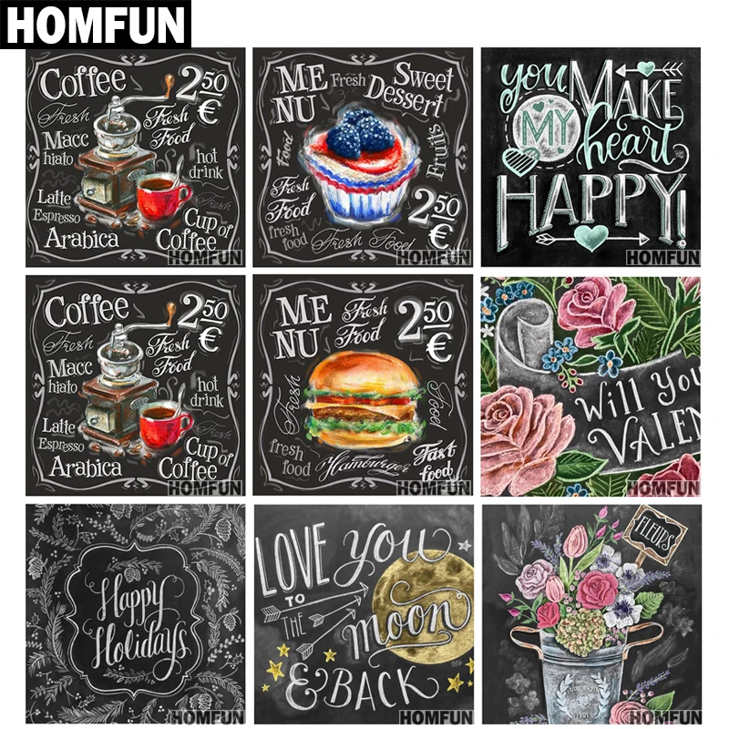 Алмазная 5D картина HOMFUN сделай сам полноразмерная/круглая Вышивка крестиком