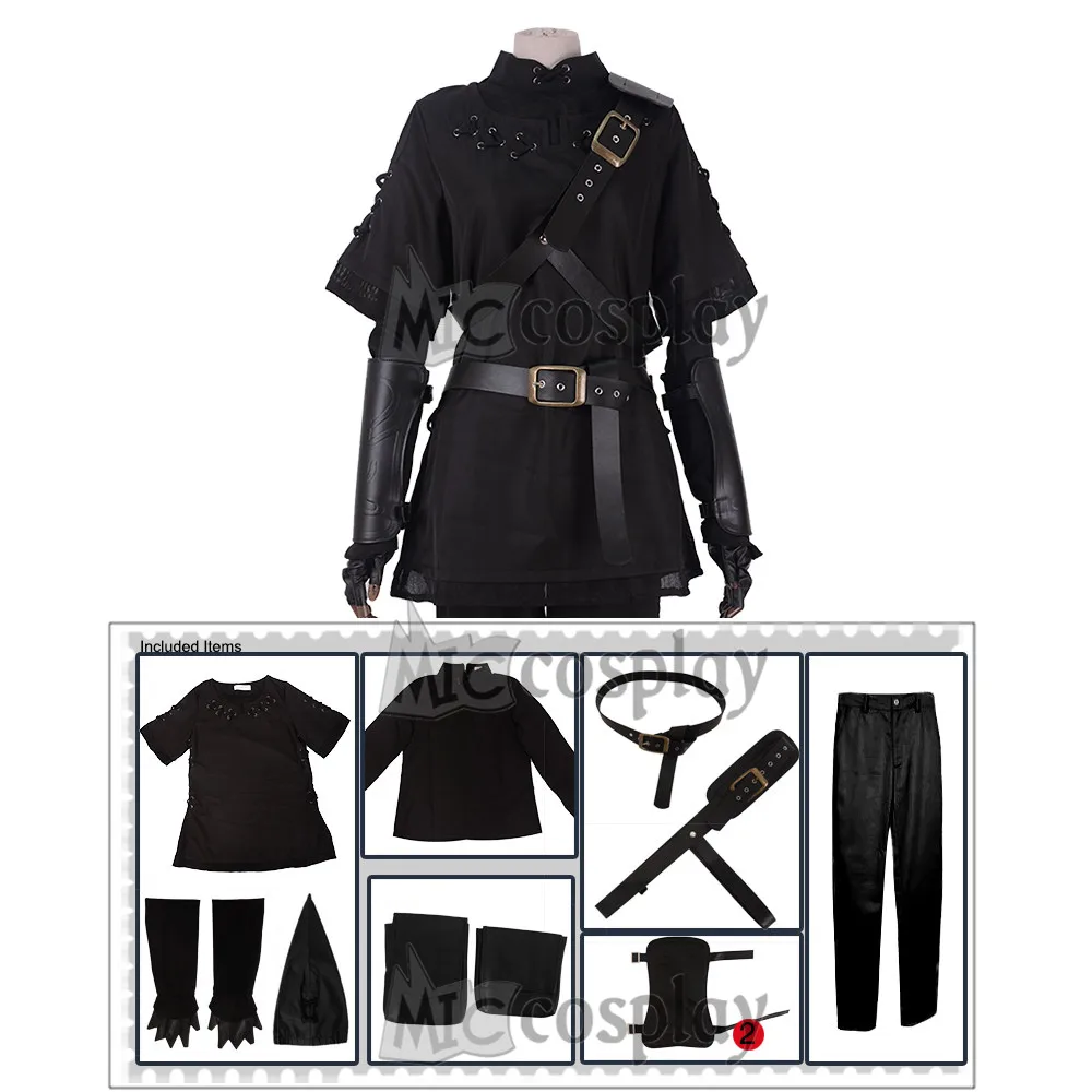 New Dark Link Cosplay Costume - Anime Halloween Party Men's & Unisex Clothing image 2
