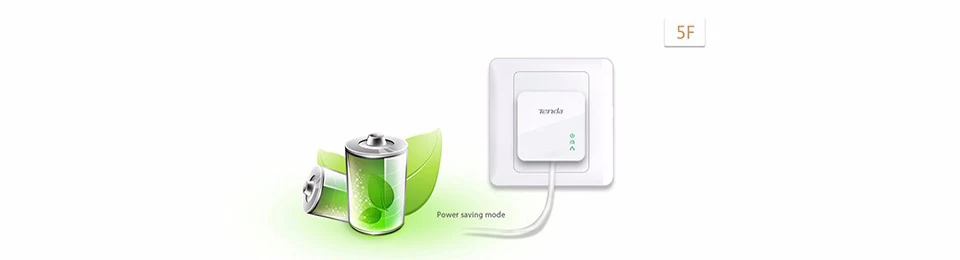 Tenda P202+ PA202 Mini 300 Мбит/с PowerLine Ethernet адаптер, PLC Адаптер, совместимый с беспроводным Wifi роутером, IPTV, Plug and Play