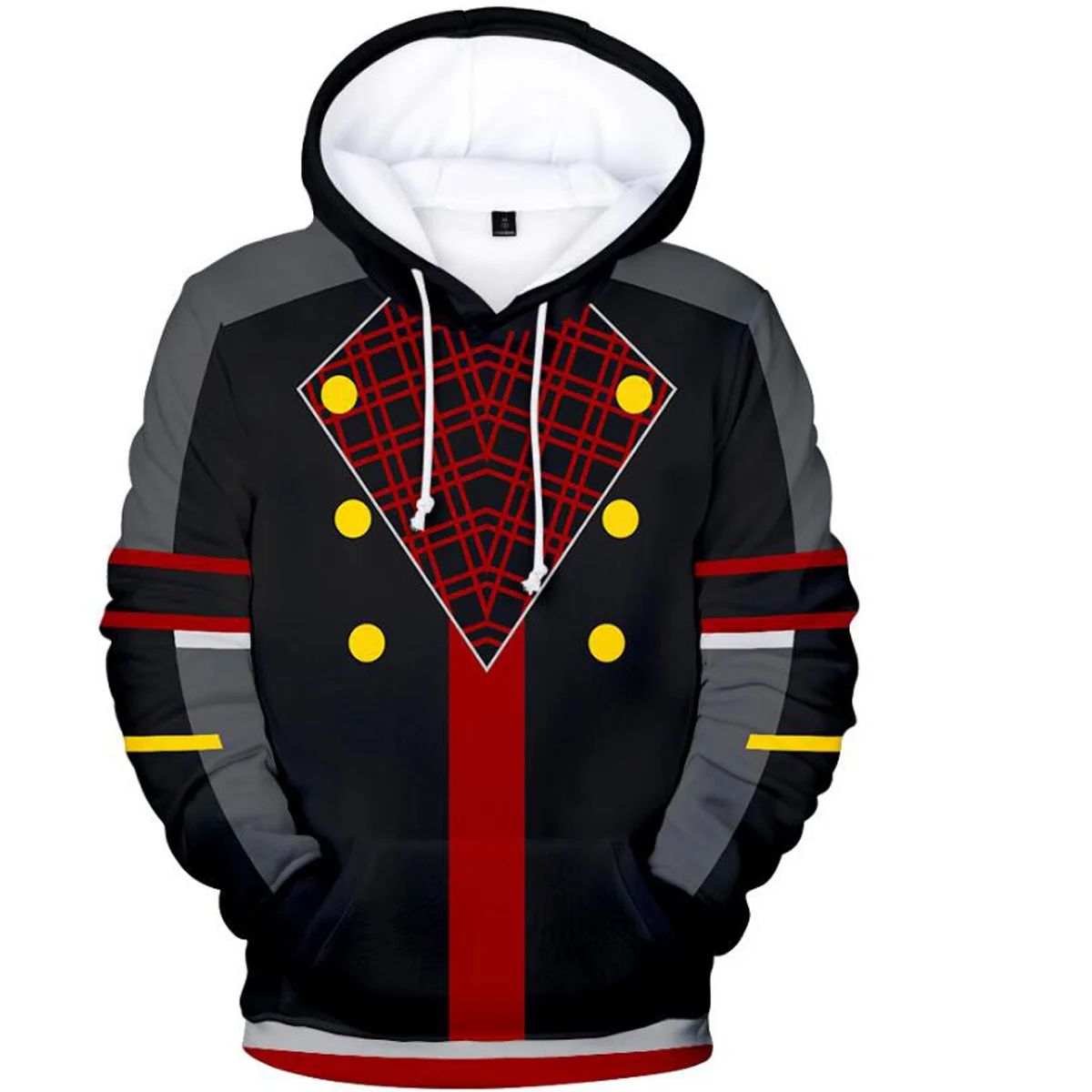 

Anime Kingdom Hearts Cosplay Sora Riku Costume Ventus 3D Printed Cosplay Thin Hoodie Sports pullover Coat