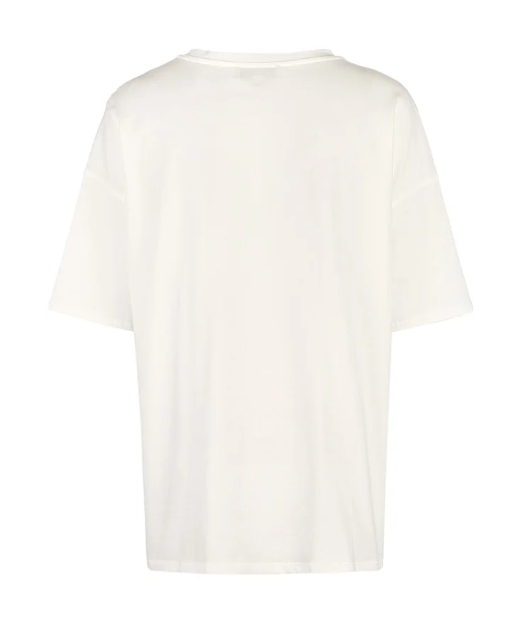 Vero Moda с буквенным принтом хлопок круглый вырез с короткими рукавами | 319201557