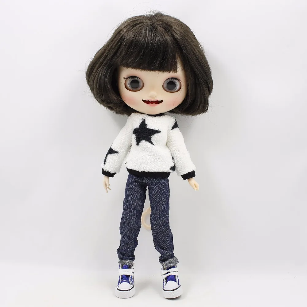 Ледяной DBS Blyth кукла licca тело плюшевая одежда костюм игрушка без штанов|clothes cycling|jean