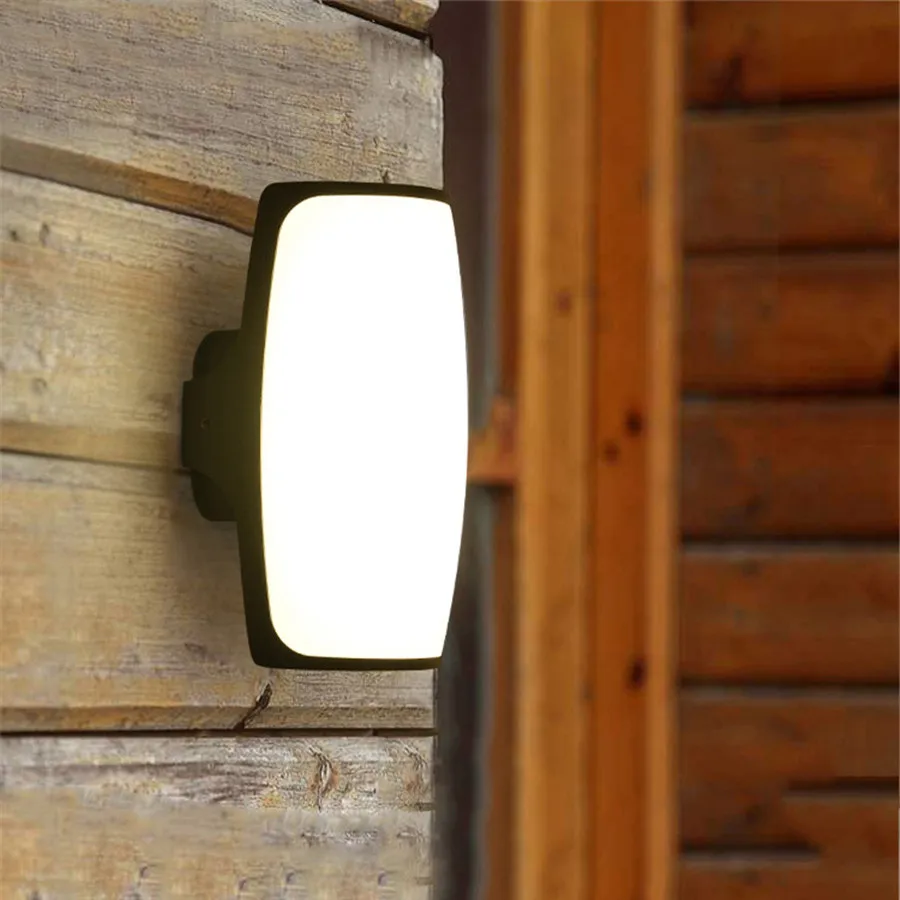 

BEIAIDI Nordic Outdoor Villa Hotel Park Balcony Courtyard Wall Light Waterproof Surface Mounted Garden Porch Wall Lamp Sconces