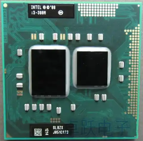 Оригинальный процессор Intel core I3 380M 3M, Кэш-память 2,5 ГГц, ноутбук, процессор, бесплатная доставка, I3-380M