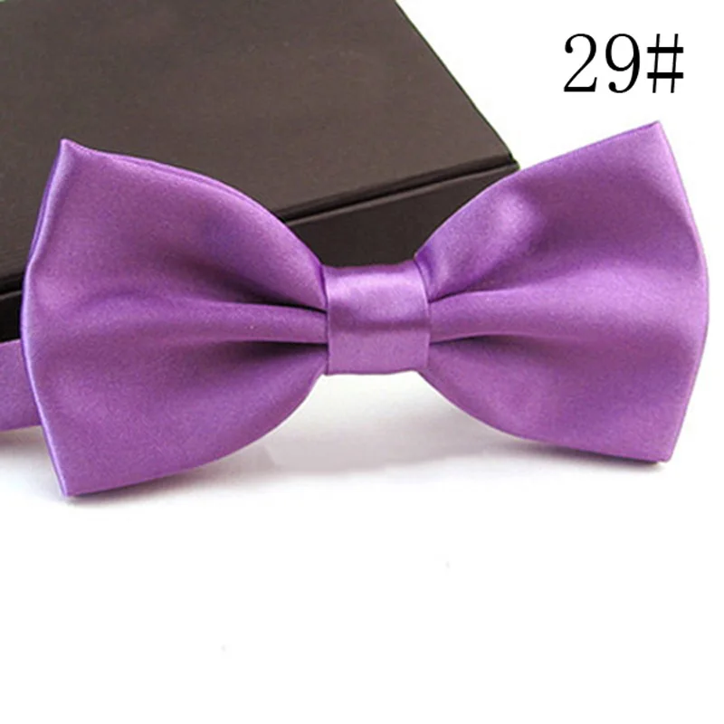 Lilac Lavender 1 шт джентльменский мужской классический Атласный Галстук-бабочка галстук для свадебной вечеринки регулируемый галстук-бабочка - Цвет: Lilac Lavender