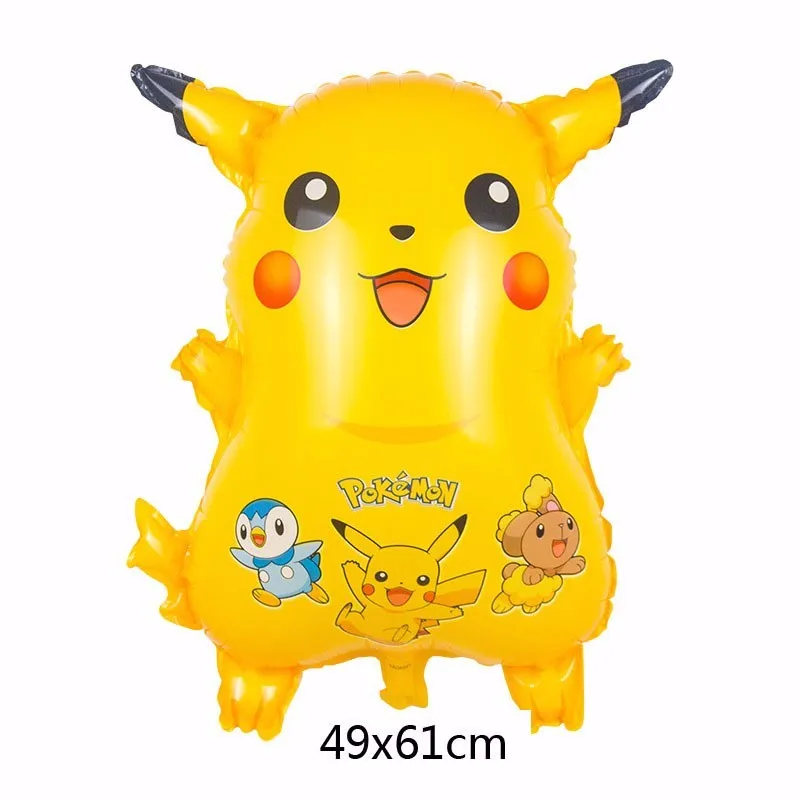 5 шт. шары из фольги Pokemon Pikachu надувные воздушные для детей на день рождения