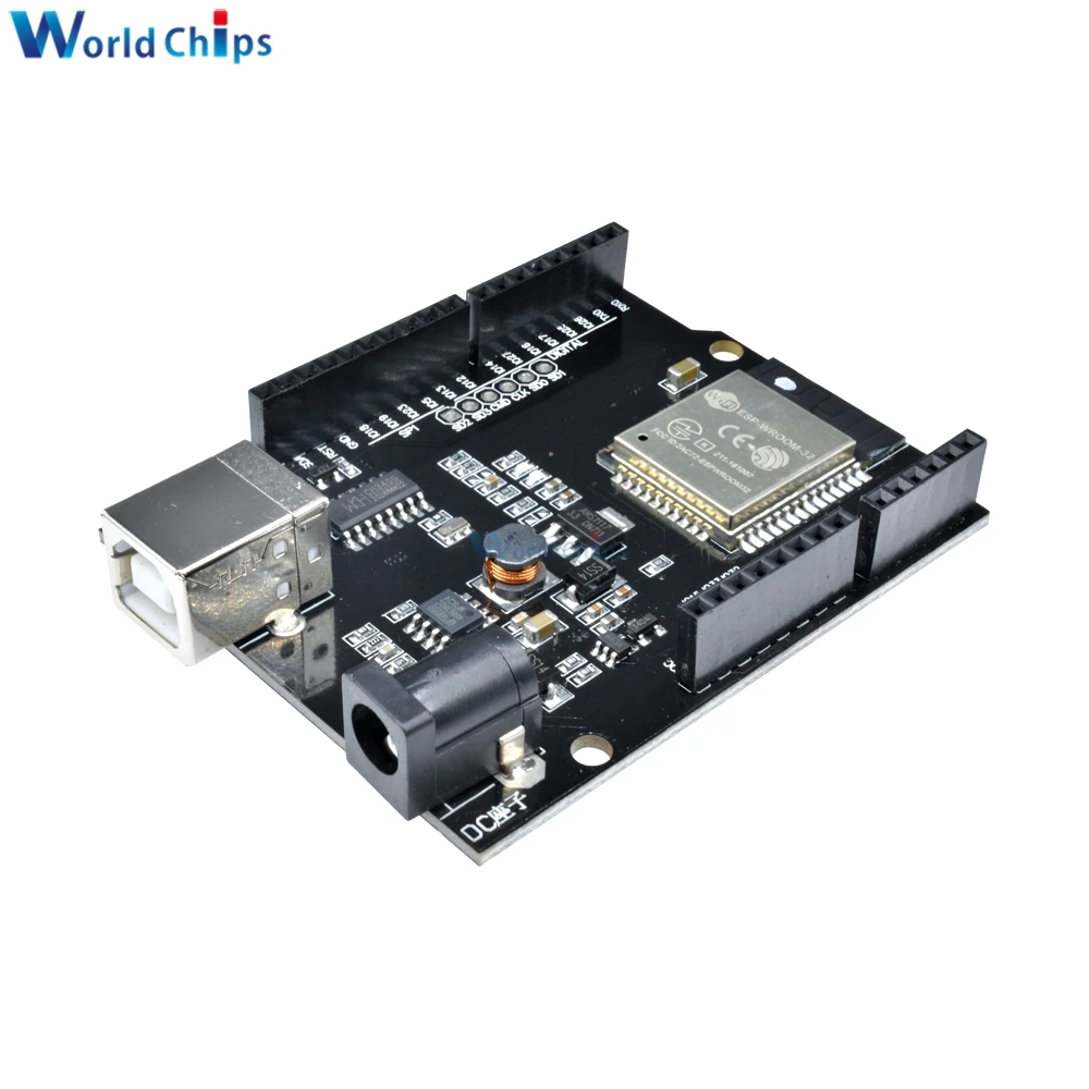 ESP32 wifi беспроводной Bluetooth макетная плата CH340 для Wemos D1 Мини USB-B интерфейс для Arduino UNO R3 D1 R32 4 Мб памяти