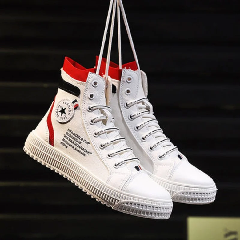 Лидер продаж женская обувь весна-осень 2019 новая спортивная с высоким берцем