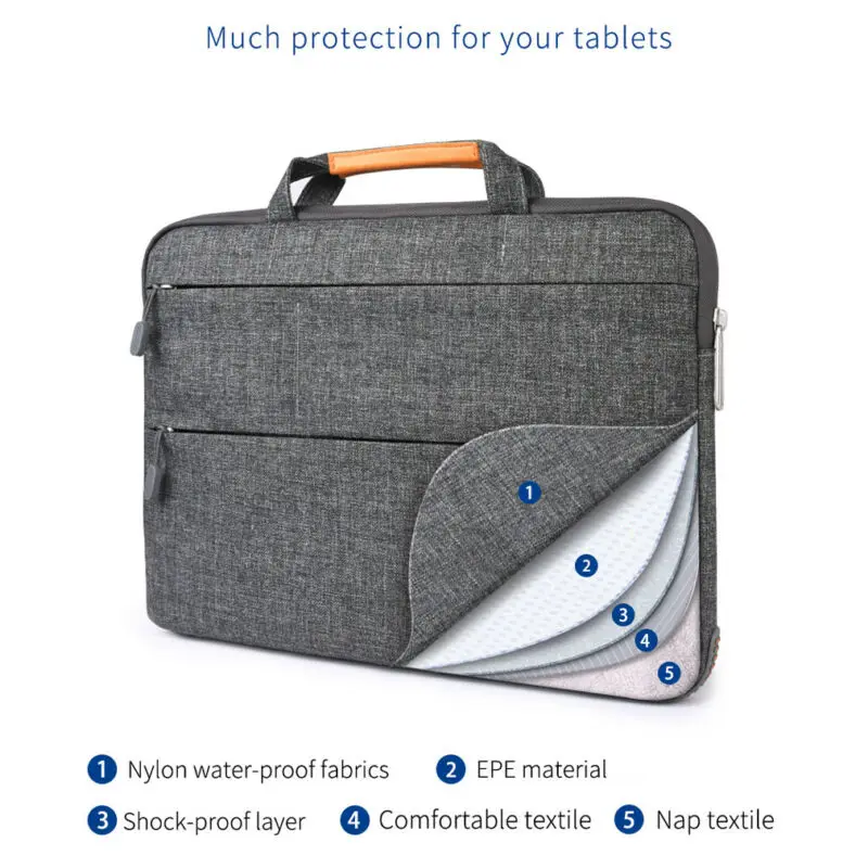 NoEnName водонепроницаемый портфель для ноутбука чехол сумка для Macbook lenovo Dell hp компьютер Ноутбук PC 11/13/15/In