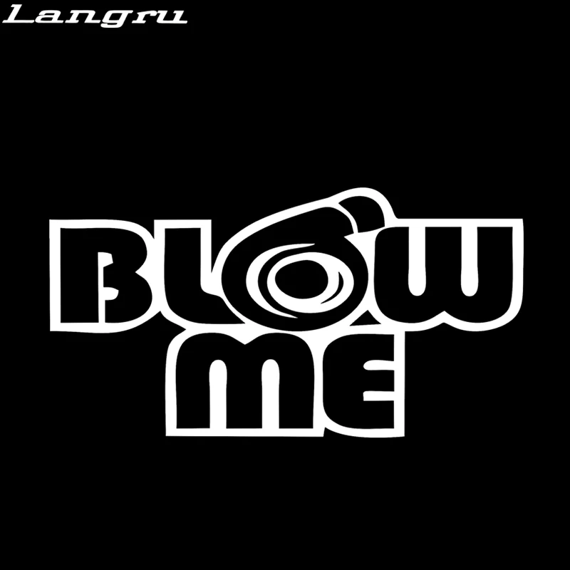 Langru для Me Turbo Забавный Виниловый Стикер Окно Наклейка Искусство Стайлинг