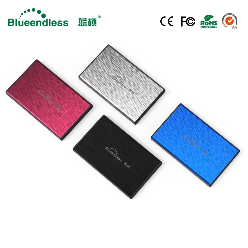 10PCS BLueendless Sata USB 3.0 HDD Case SSD 2.5 HDD Enclosure stat to usb metal hdd caddy for Notebook Desktop PC Hard Disk Box