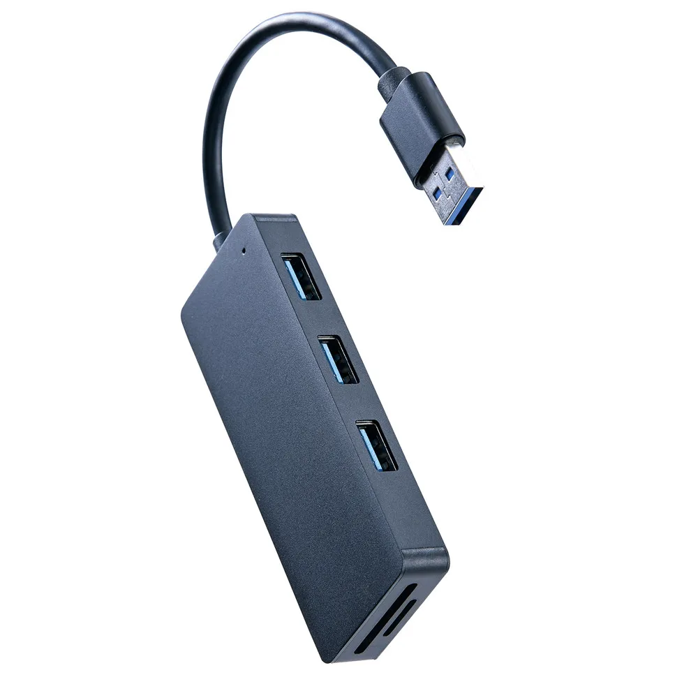 Kinganda NEW USB Hub High Quality Aluminum Alloy Card Reader 3 Ports 3.0 SD TF Adapter Combo Gray #30 L0405 | Компьютеры и офис