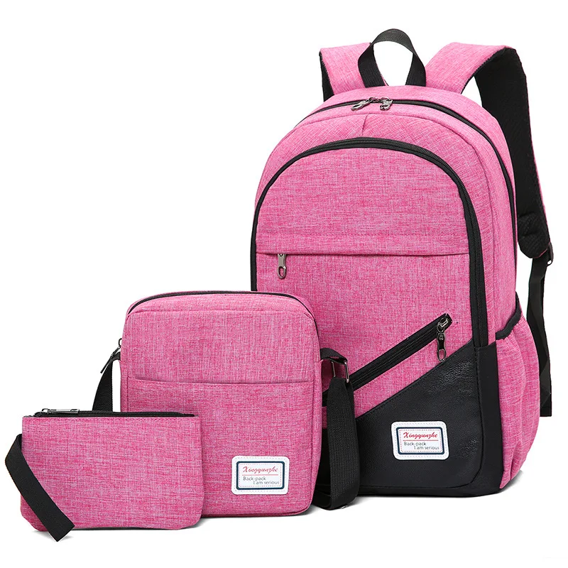 

2019 high quality nylon school bag for Teenagers boys girls Men laptop backpacks Waterproof orthopedic school backpack mochila