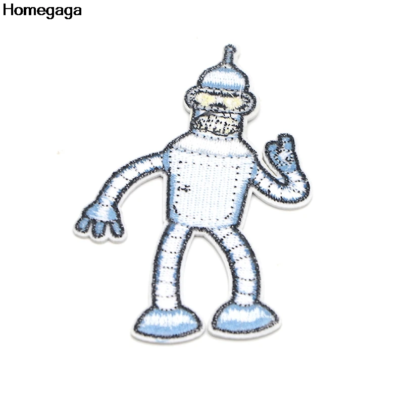 Homegaga Futurama мультфильм аппликационные заплатки Сделай Сам Утюг на para обуви джинсы мешок рубашка одежда наклейки вышитые значки D2092
