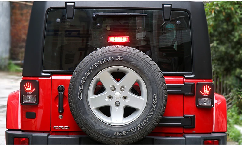 BAWA задний светильник, крышка лампы, колпаки для Jeep Wrangler JK 2007-, автомобильные аксессуары из алюминиевого сплава, головной светильник с кольцом