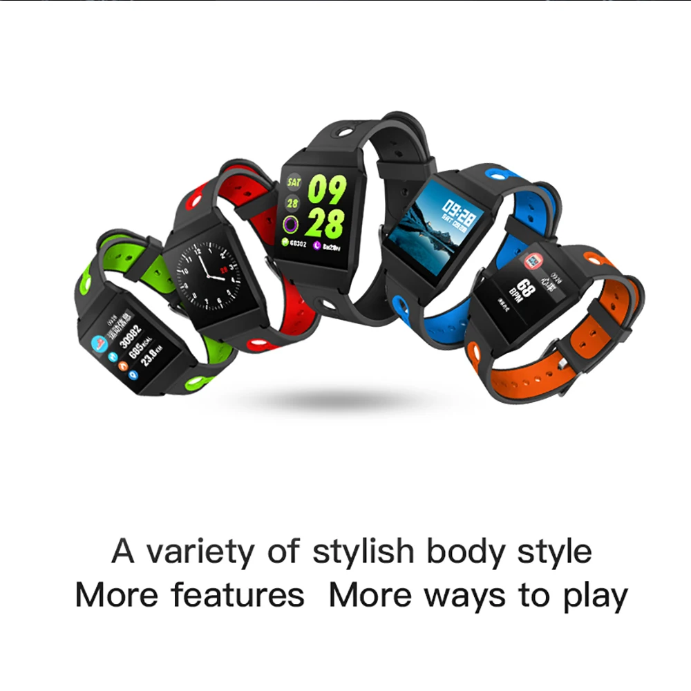 W1 Смарт-часы 1 3 &quotIPS цветной экран GPS Smartband Водонепроницаемый Шагомер трекер