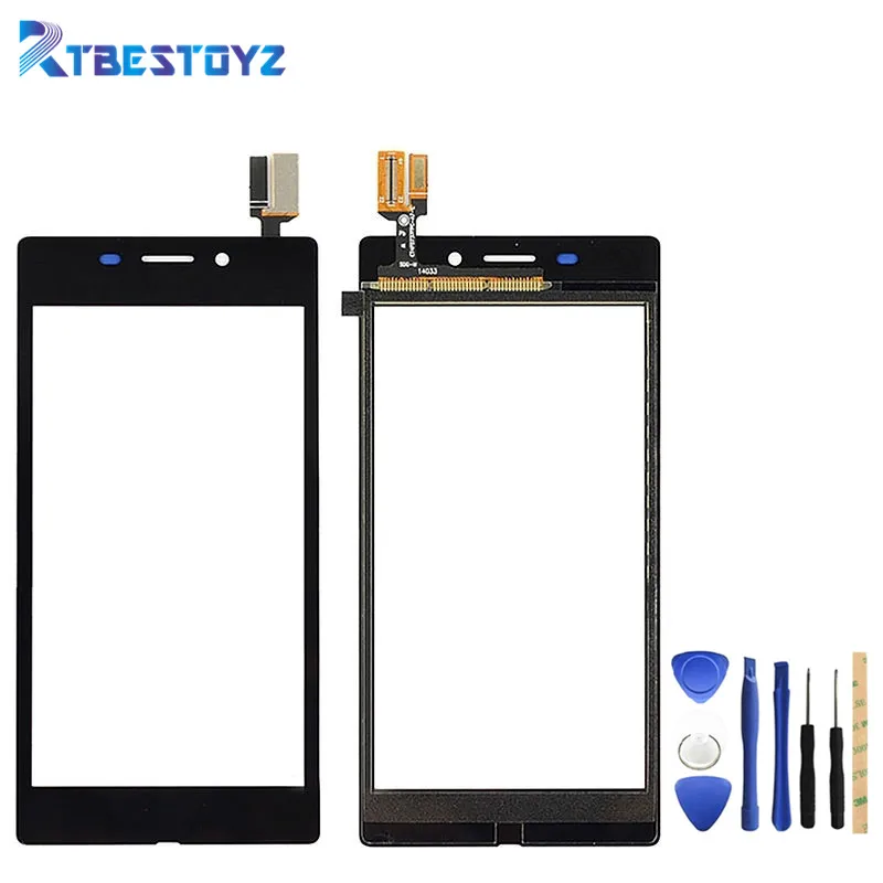 Сенсорный экран RTBESTOYZ дигитайзер Сенсорная панель Переднее стекло объектив для