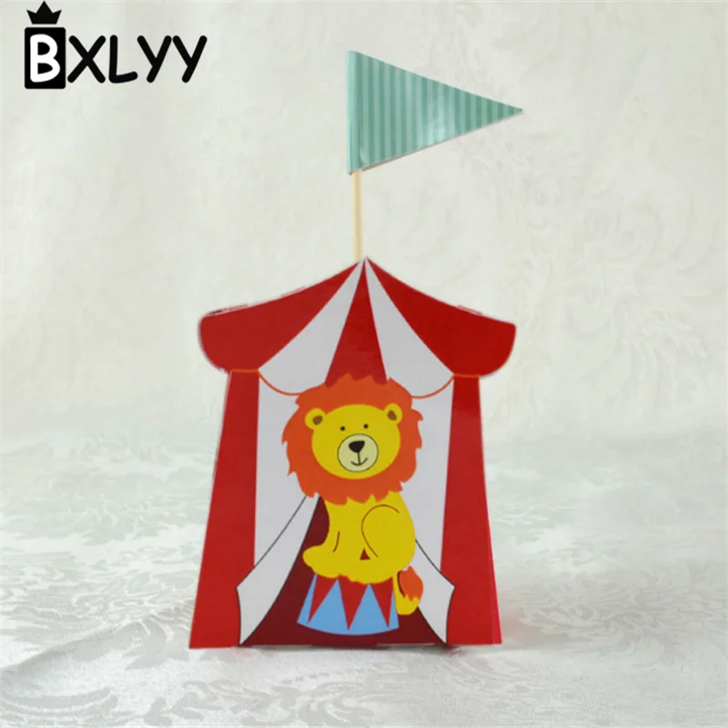 BXLYY 5 шт. креативная Подарочная коробка для цирка дня рождения вечеринки Детская