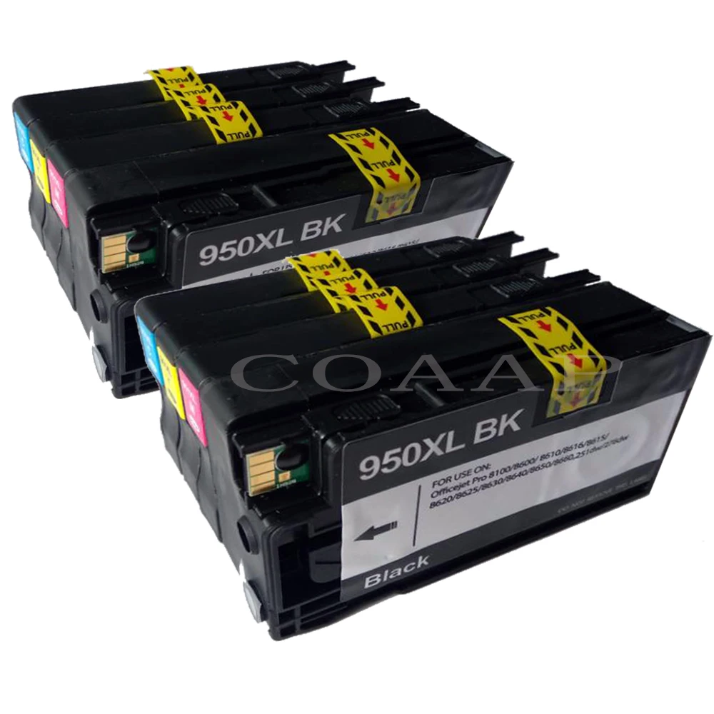 

8 Compatible HP 950xL 951XL CN045AE CN046AE CN047AE CN048AE ink cartridge for Officejet Pro 8100 8600 8610 8615 8620 8630
