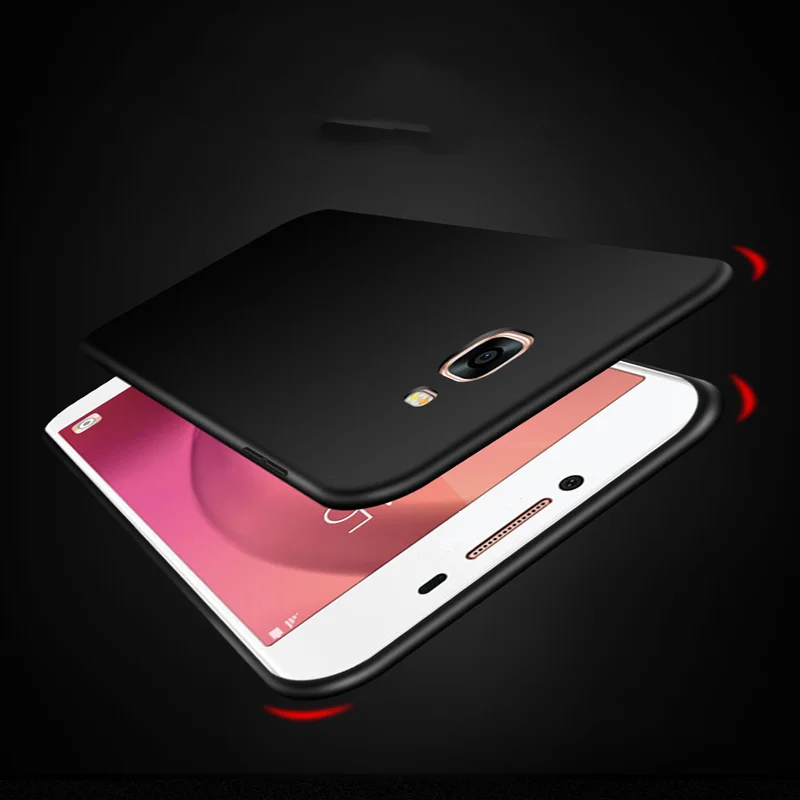 Чехол для Samsung Galaxy A9 2016 однотонный противоударный силиконовый бампер из ТПУ