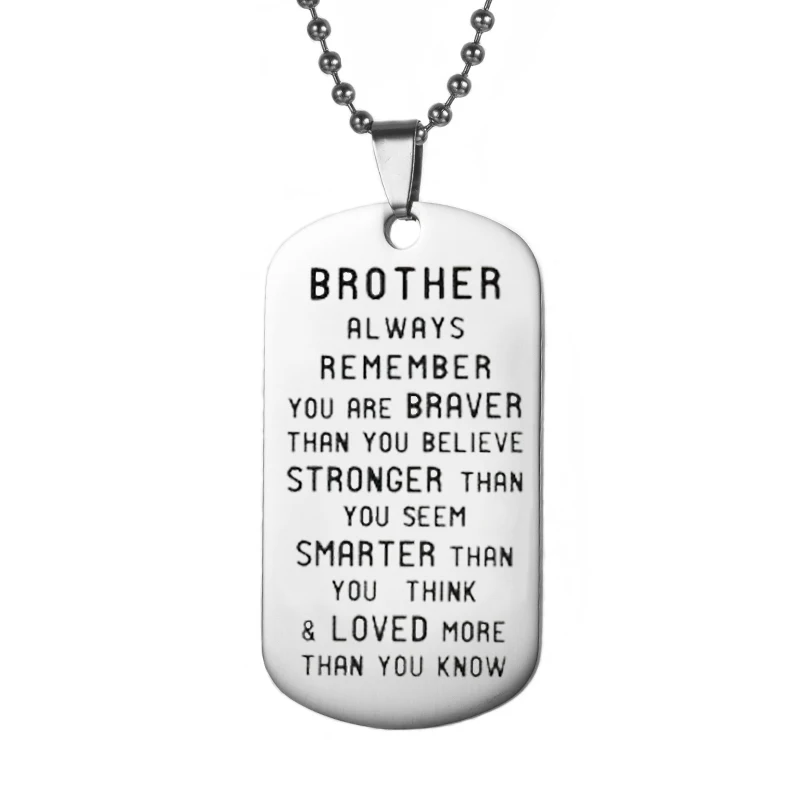 Вдохновляющие подарки Brother всегда забывайте что вы револьвер собачья бирка из