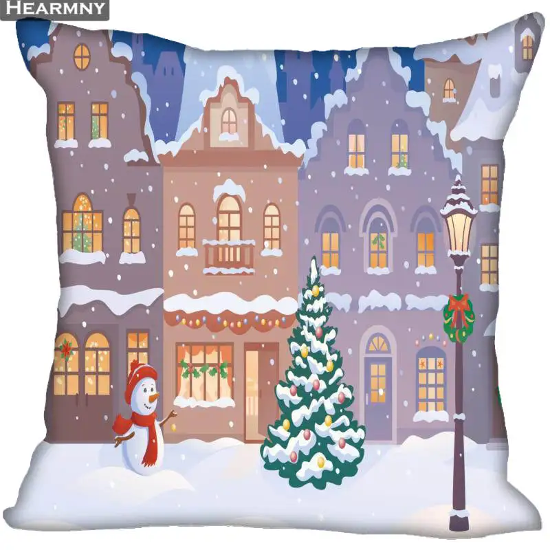 Заказной декоративный чехол для подушки веселая Рождественская елка 01